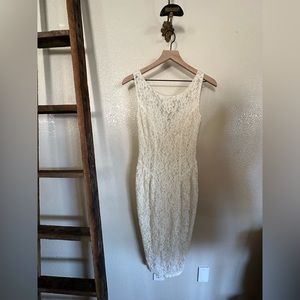 Vintage Cache sequins and lace cocktail dress